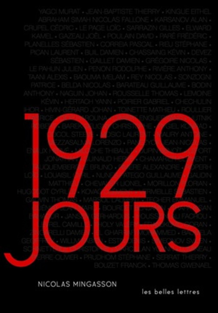 Couverture de 1929 jours